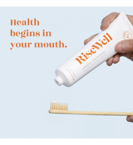 Pasta De Dentes Risewell Mineral Com Hidroxiapatita 120ml Fe - Imagem 6