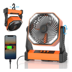 Ventilador De Acampamento Xumemall 20000mah Recarregável Com