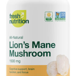 Suplemento Fresh Nutrition Organic Lions Mane Mushroom Capsu