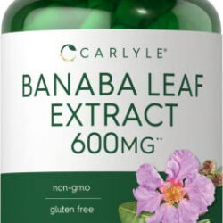 Suplemento Carlyle Banaba Leaf Extract Cápsulas 600mg 200