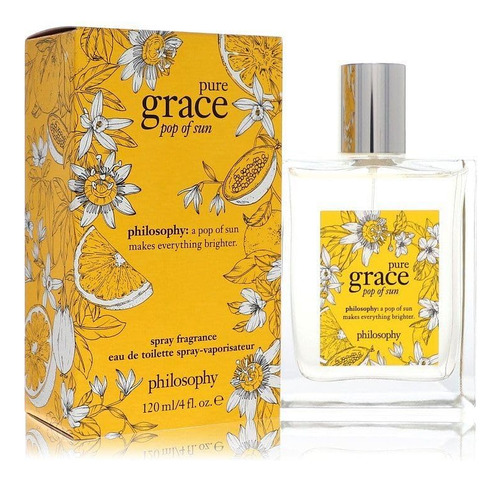 Perfume Philosophy Pure Grace Pop Of Sun Edt 120ml Para Mulh