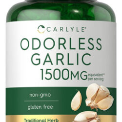 Suplemento Carlyle, Cápsulas De Alho Inodoro, 1500 Mg, 250 U