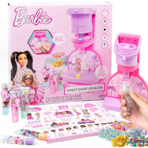 Kit De Fabricação De Brilho Labial Barbie Sweet Shop Com 12