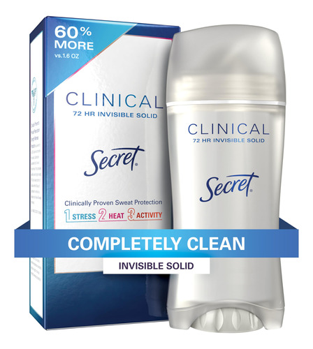 Antitranspirante E Desodorante Secret Clinical Strength Wome