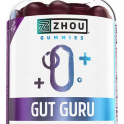 Suplemento Zhou Nutrition Gut Guru: Prebióticos E Probiótico