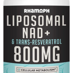 Suplemento Rhamoph Lipossomal Nad+ 800 Mg Com Trans-resverat