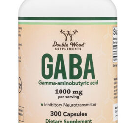 Suplemento Gaba Double Wood 500 Mg 300 Cápsulas