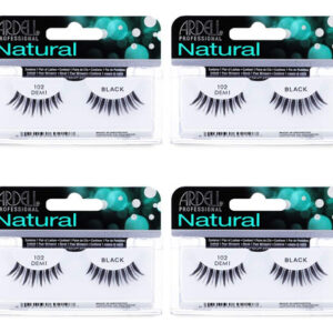 Cílios Postiços Ardell Natural Lashes 102 Black Demi (pacote