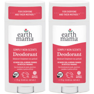 Desodorante Earth Mama Simply, Sem Perfume, 78 Ml (2 Unidade