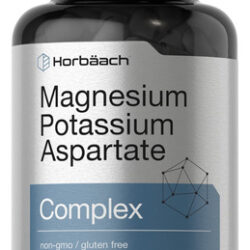 Suplemento Horbäach Magnésio E Aspartato De Potássio 180 Cáp