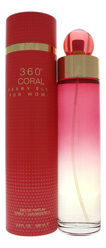 Perry Ellis 360 Coral Eau De Parfum Spray 6.8 Oz