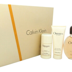 Conjunto De Presente De 3 Peças Com Perfume Calvin Klein Obs