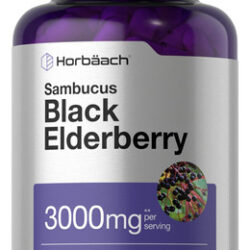 Suplemento Horbaach Black Elderberry 3000 Mg Cápsulas 180 Co