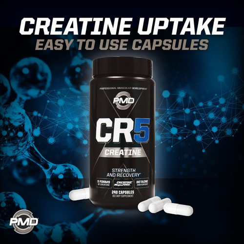 Suplemento De Creatina Pmd Cr5 Com Betaína Anidra 300ml - Imagem 8