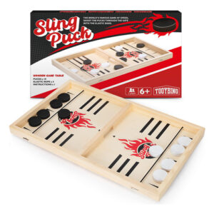 Jogo Slingshot Puck Tooybing Large Fast Classic Air Hockey
