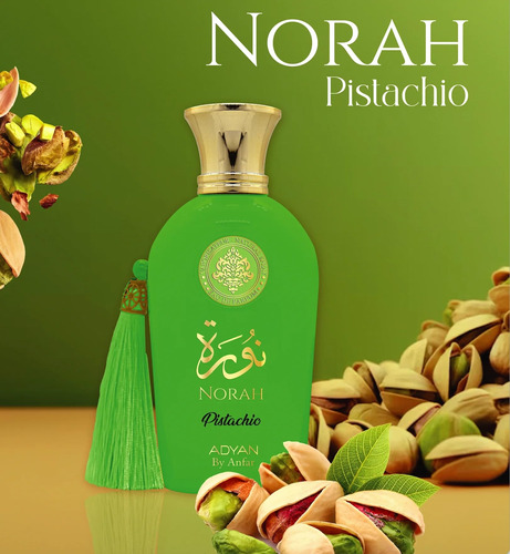Perfume Adyan Norah Pistachio Eau De Parfum 100ml For Women - Imagem 3