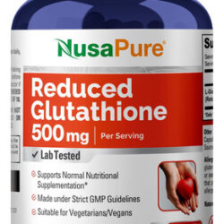 Suplemento Nusapure Glutationa Reduzida 500 Mg 180 Cápsulas