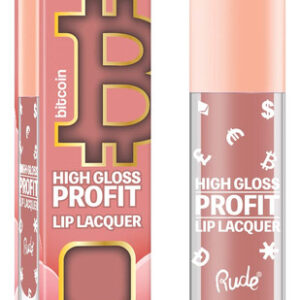 Brilho Labial Rude Cosmetics High Gloss Profit Bitcoin 4ml P