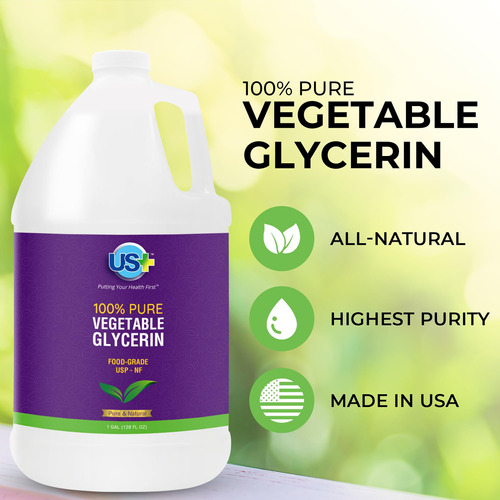 Glicerina Vegetal Us+ 100% Pura De Grau Farmacêutico E Alime - Imagem 2