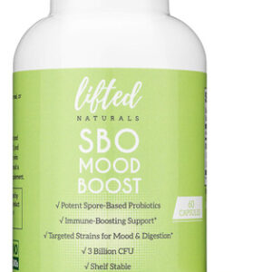Probióticos Lifted Naturals Sbo Mood Boost 3b Cfu 60 Dias