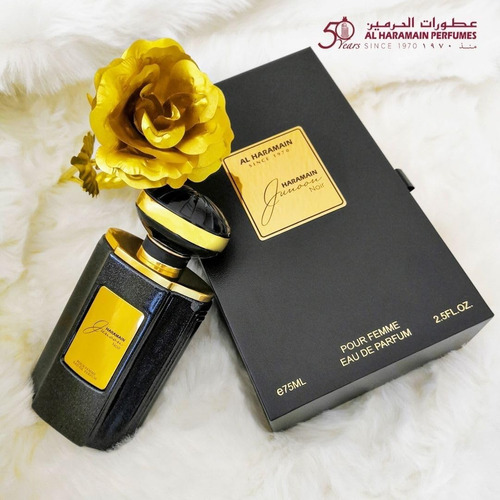 Perfume Al Haramain Junoon Noir Edp 75ml Para Mulheres - Imagem 5
