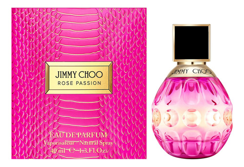 Perfume Jimmy Choo Rose Passion Eau De Parfum 40ml Para Mulh - Imagem 3