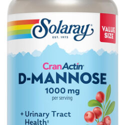 Suplemento Solaray D-manose Com Cranactina E Cranberry 1000