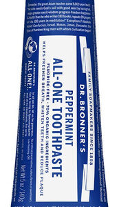 Pasta De Dentes Dr. Bronner's All-one Peppermint 150ml 70% O