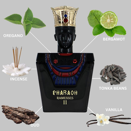 Perfume Bharara Pharaoh Ramesses Ii Eau De Parfum 100ml - Imagem 3