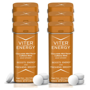 Energy Mints Viter Energy 40 Mg De Cafeína B Vitaminas Peppe