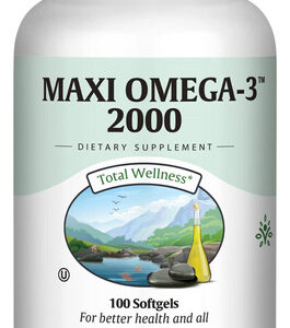 Suplemento Maxi Health Óleo De Peixe Omega 3 2000 Mg 100 Cáp