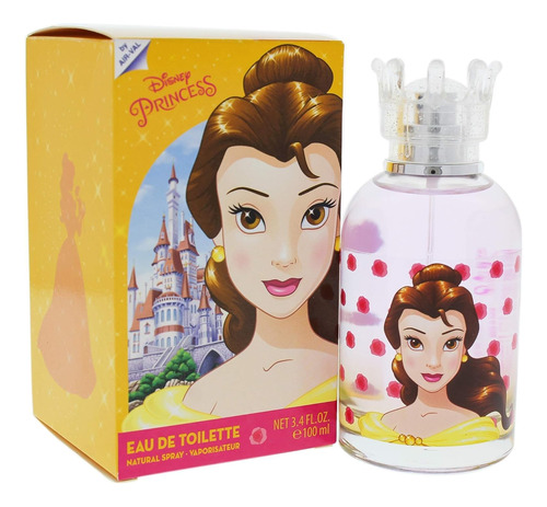 Perfume Disney Princess Belle Eau De Toilette 100ml Para Cri
