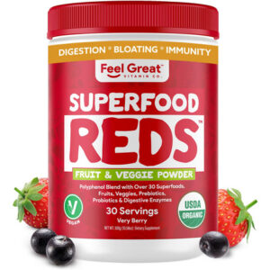 Suplemento Feel Great 365 Organic Superfood Reds Powder