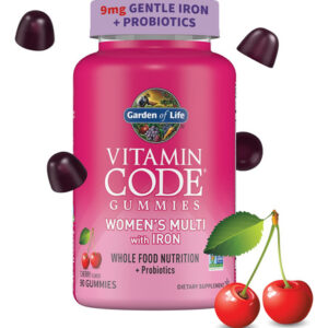 Multivitamínico Gummy Garden Of Life Para Mulheres Com Ferro