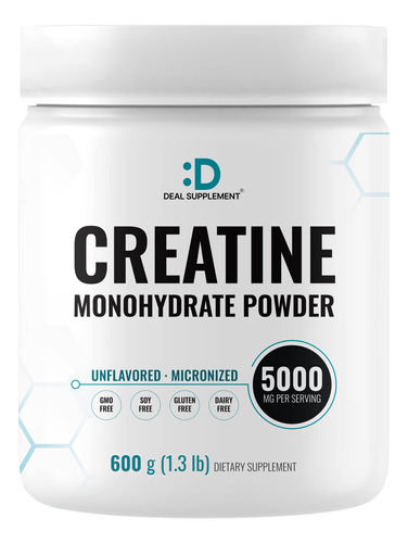 Suplemento Deal De Creatina Monohidratada Em Pó 600 G (1,32