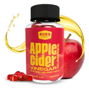 Gummy Vitamins Bubs Naturals, Vinagre De Maçã, 60 Unidades