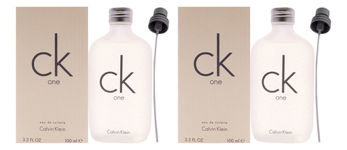 Perfume Calvin Klein Ck One Unisex 100ml Edt Spray - 2 Pack