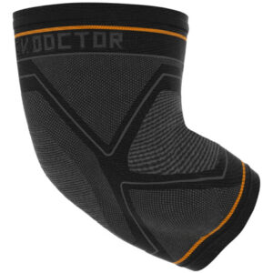 Manga De Cotovelo De Malha De Compressão Shock Doctor Preto/