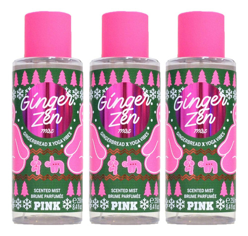 Perfume Victoria's Secret Pink Ginger Zen Body Mist 250 Ml X