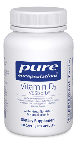 Suplemento De Encapsulamentos Puros De Vitamina D3 Vesisorb