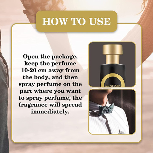 Perfume Lure Her Golden L_ure Her 50ml Para Homens E Mulhere - Imagem 5
