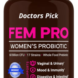 Probióticos Doctors Pick Fem Pro Para Mulheres 30 Cápsulas V