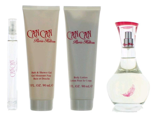 Conjunto De Presentes De Perfume Paris Hilton Can Can Para M