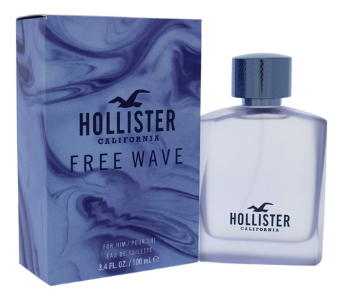 Perfume Hollister Free Wave Para Homens Edt Spray 100ml - Imagem 3