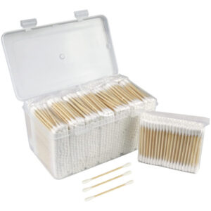 Cotonetes De Algodão Exyxformula, Algodão De Bambu, 1000 Uni