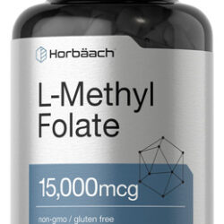 Suplemento Horbaach L Metilfolato 15mg 120 Cápsulas