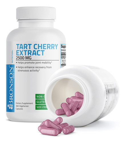 Suplemento Bronson Tart Cherry Extract 2500mg 360 Cápsulas - Imagem 6