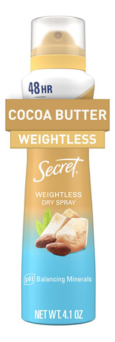 Desodorante Antitranspirante Secret Dry Spray Feminino 120ml