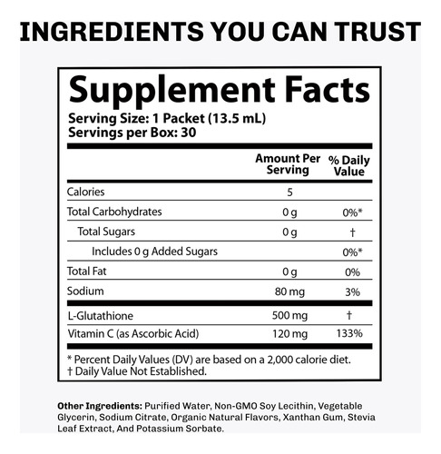 Suplemento Aurora Nutrascience Micropack Lipossomal Glutathi - Imagem 4
