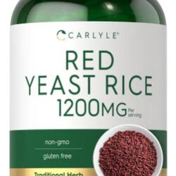 Suplemento Carlyle Red Yeast Rice 1200 Mg 250 Cápsulas